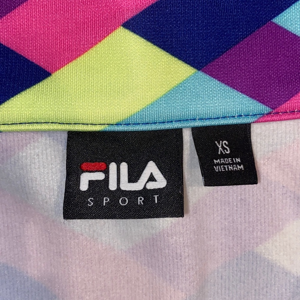 Fila Multi-Colored Workout Jacket - image 6